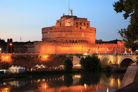 Castel Sant'Angelo, Mausoleo di Adriano, Mausoleum for the Roman Emperor Hadrian, Castel