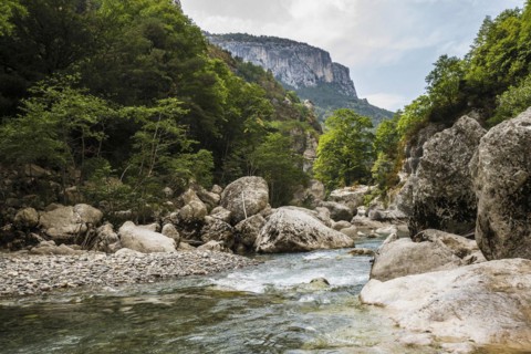 Verdon Gorge, Gorges du Verdon, Verdon Regional nature park Park, Provence,