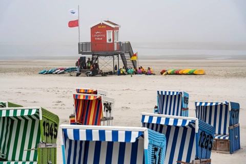 North Sea island Langeoog, early summer, shortly after the first easing of the lockdown in the