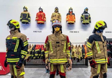 Interschutz 2022 trade fair in Hanover, the world's largest trade fair for fire, rescue and
