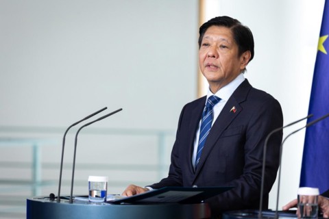 Olaf Scholz, Federal Chancellor (not pictured), and Ferdinand Marcos Jr, President of the Republic
