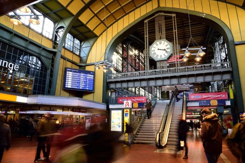 Hamburg, Hauptbahnhof, Wandelhalle, Einkaufszentrum