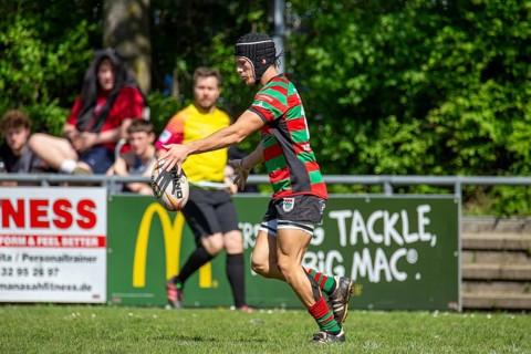 Heidelberg, 06.04.2024, Rugby 1st Bundesliga South/West, Season 2023/24, Matchday 10: SC Neuenheim