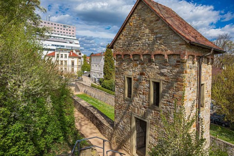Am Unteren Wall in Schweinfurt, Germany, Europe