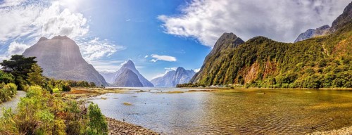 Milford Sound, Fiordland-Nationalpark, Neuseeland
