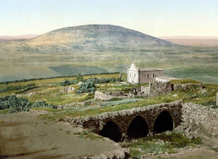 General view of Nain, Holy Land, Israel, c. 1890, Historic, digitally restored reproduction from a