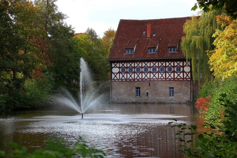 Remains of Rosenau Castle, from 1435, also called Rosenau Castle, of the mint masters Heinz and