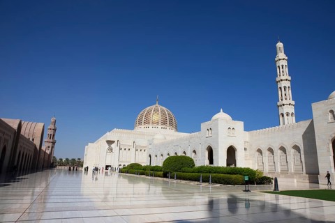 Sultan Qabus Grand Mosque, Muscat, Muscat Province, Oman, Asia