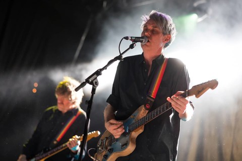 Dirk von Lowtzow, singer and guitarist of Tocotronic live on Golden Years Tour 2025 in Berlin's