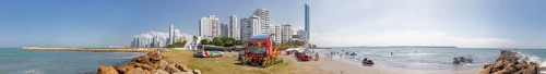 Skyline, New Town, Cartagena, Colombia, South America
