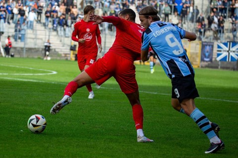 Football 3rd division, 2024/25 season, matchday 8: Waldhof Mannheim vs Rot-Weiß Essen