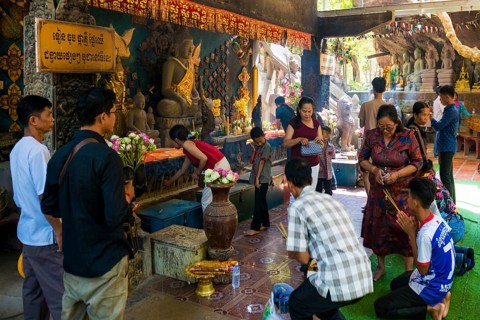 Preah Ang Thom Temple, Phnom Kulen National Park, Siem Reap, Cambodia, Asia