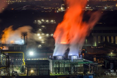Bottrop, North Rhine-Westphalia, Germany, The Prosper coking plant is one of three operating coking