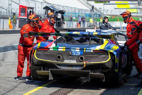 10 May 2024, Hockenheimring Germany : Free practice of the International GT Open