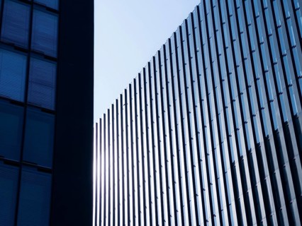 Modern architecture, mood lighting, Medienhafen, harbour, Düsseldorf, North Rhine-Westphalia,