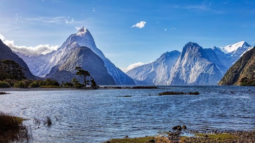 Milford Sound, Fiordland-Nationalpark, Neuseeland