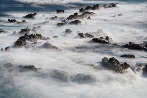 Atlantic coast near Puerto de la Cruz, Tenerife, Canary Islands, Spain, Europe