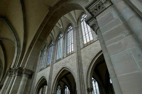 Magdeburg cathedral, Lateral nave, Magdeburg, Saxony Anhalt, Germany, Europe