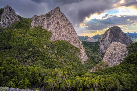 Landscape La Gomera Canary Islands