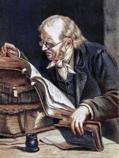 Bathold George Niebuhr, 1776-1831, German historian, digitally restored reproduction from a 19th