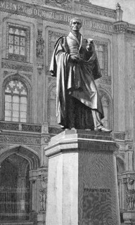 The monument of Fraunhofer in Munich, Germany, in 1887, Joseph Fraunhofer, Knight of Fraunhofer
