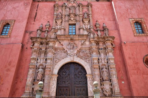 Guanajuato churches in historic city center