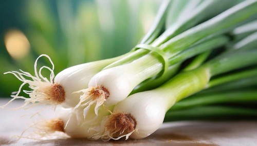 Vegetable, spring onion or spring onion, also known as winter onion, Allium fistulosum