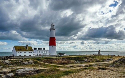 Portland Bill Lighthouse, Portland Bill, Isle of Portland, Dorset, England, United Kingdom, Europe