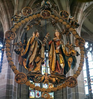 The English Greeting, also known as the Angel's Greeting, work of art from 1517 to 1518, by the