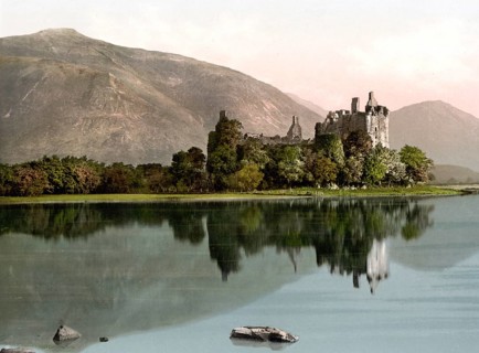 Kilchurn Castle is a ruined castle on the north-east shore of Loch Awe in the Argyll and Bute