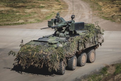 Pandur II 8x8 of the Czech Army, taken during an exercise of the German Armed Forces with forces