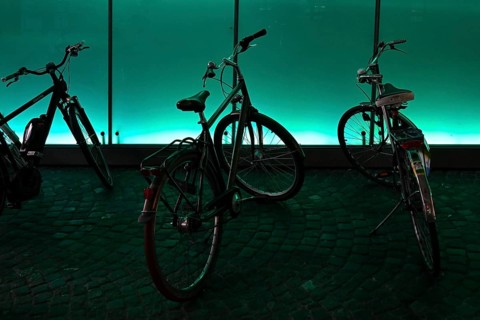 Bicycles parked