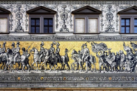 Procession of Princes, Dresden, Saxony, Germany, Europe