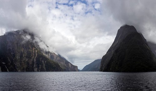 Kreuzfahrt, Milford Sound, Fiordland National Park, Neuseeland