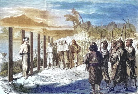 Execution of the assassins of Prince Michael III Mihailo Obrenovic, Serbian Prince, murdered 10