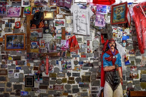 Shrine for the popular saint Antonio Mamerto Gil Núñez, better known as Gauchito Gil, Santuario del