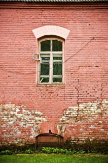 Old wall with window
