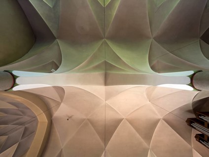 Cell vault in the centre and side aisles, St., Sankt, Saint
