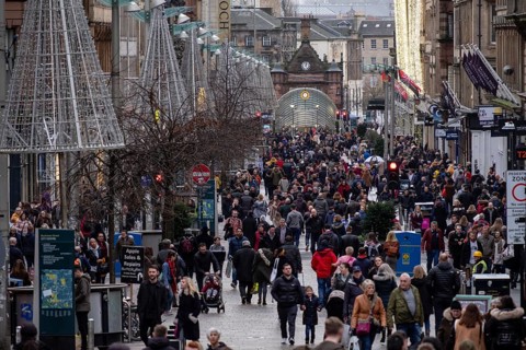 Buchanan street, Glasgow, Escocia, Reino Unido