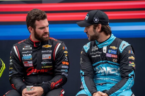 NASCAR Cup Series Driver, Corey LaJoie (7) takes to the track for the FireKeppers 400 at the