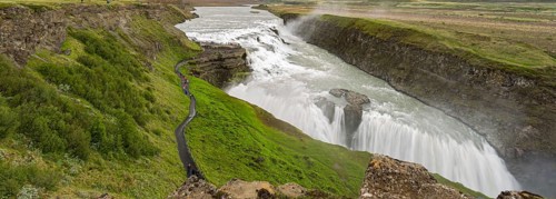 The Gullfoss waterfall, Golden Circle, southern Iceland