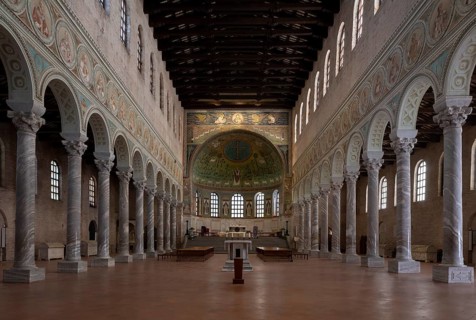 Ravenna, Basilica di Sant' Apollinare in Classe, view to the east