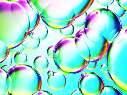 Illustration of some colorful bubbles background