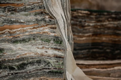 Multicolored marble with layered earthy tones and natural patterns, stone, natural stone, stone