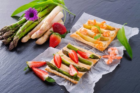 Asparagus tarte
