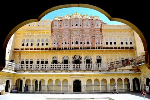 Hawa mahal, jaipur, rajasthan, india, asia