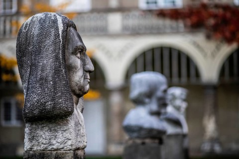 Bust, Johann Bernhard fisherman von Erlach, Baroque master builder, Styrian Gallery of Honour in