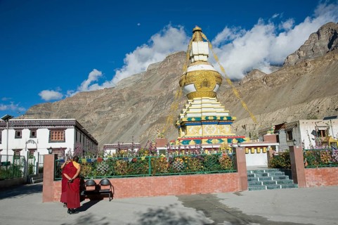 Buddhist gompa, tabo, himachal pradesh, india, asia