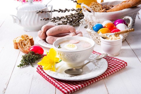 Zurek delicious Polish-style Easter soup