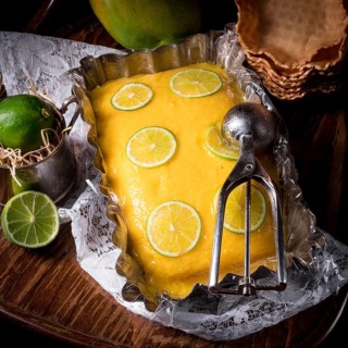 Mango lime ice